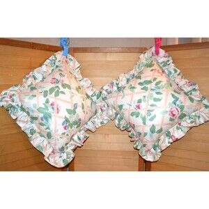 Vintage Pillows Cottage Chic French Country Shabby Romantic with Ruffles